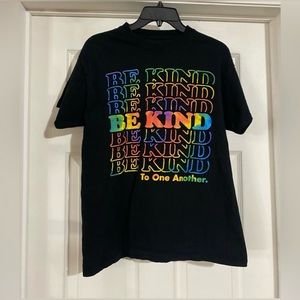 Dom Brand Be Kind Graphic T Shirt Adult Small. Junior size Medium Unisex.